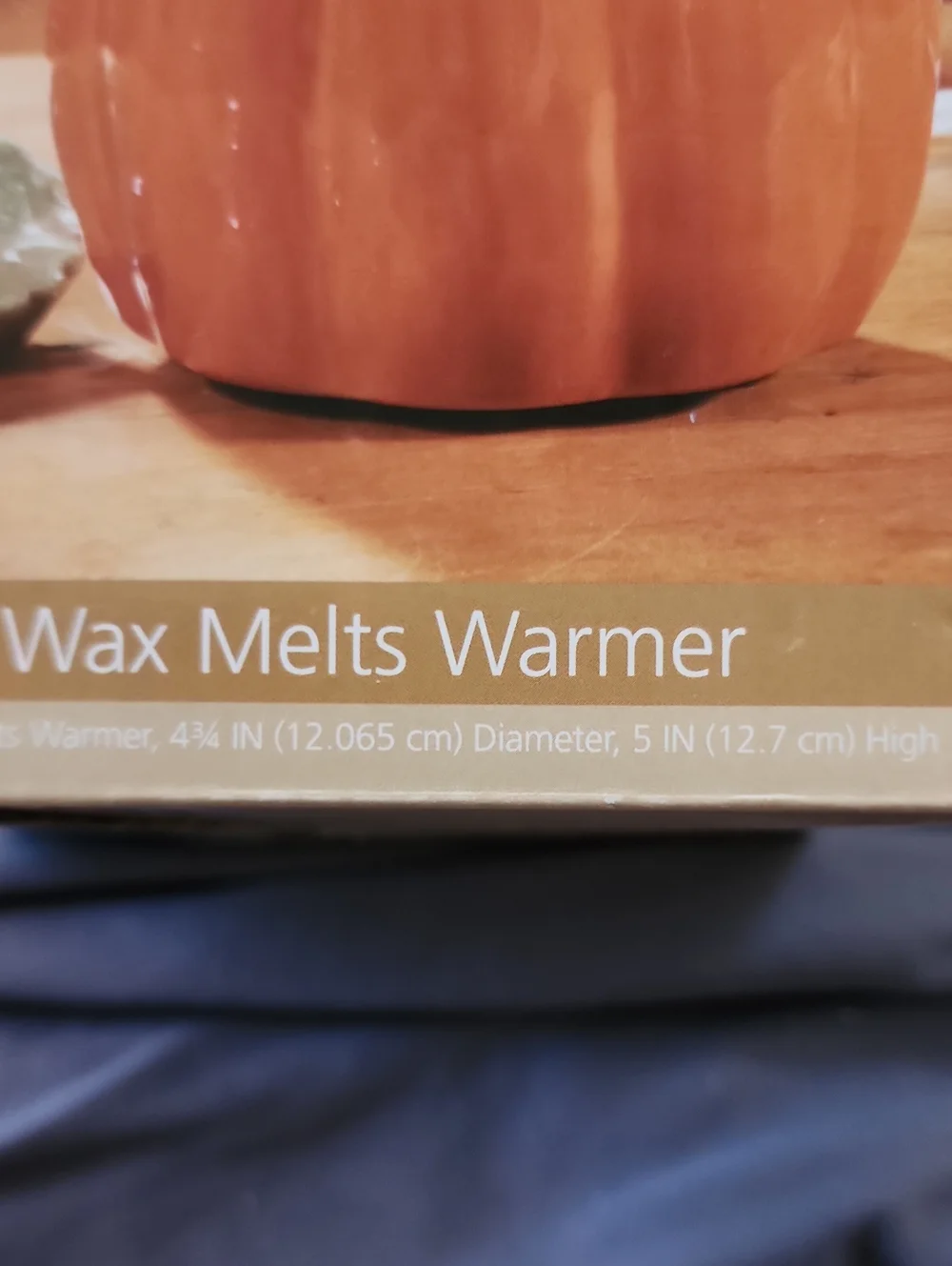 YANKEE CANDLE  Electric Orange PUMPKIN TART WAX WARMER Fall Halloween 2012, NIB!